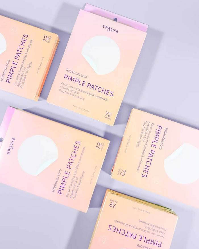 MY SPA LIFE Hydrocolloid Clear Pimple Patches 72ct - (Pink)