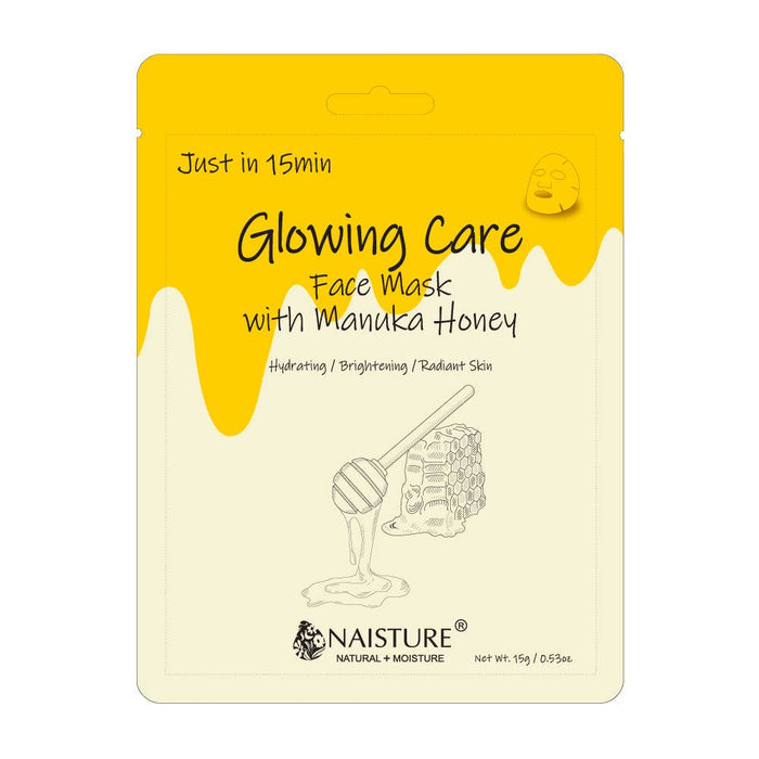 Naisture Just In 15 Min Glowing - Manuka Honey (10pc)