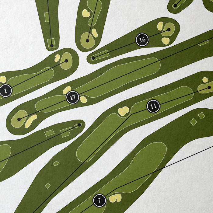 Nassau Country Club | Golf Course Map | Close Up