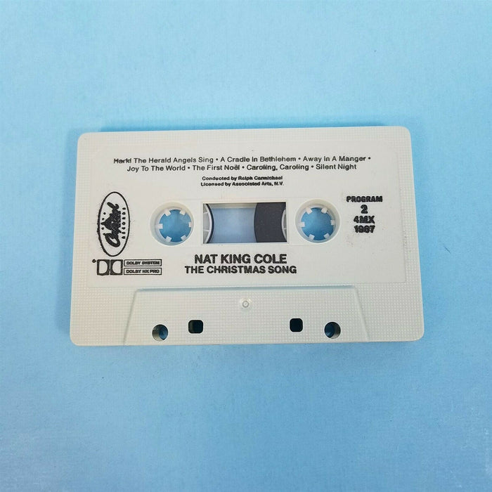 Nat King Cole Christmas Songs Cassette C4-46318 Capital Records 1980