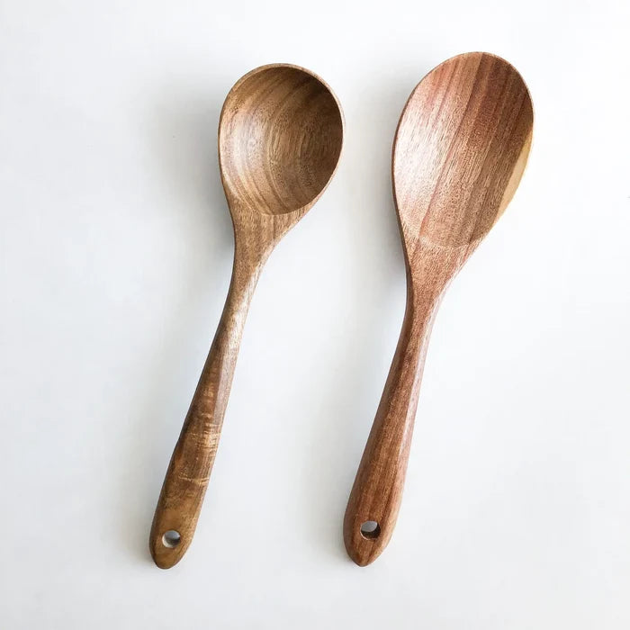 Natural Acacia Wood Kitchen Utensil Set