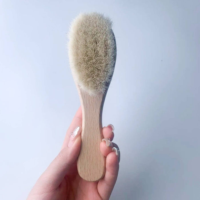 Natural Baby Hair Brush with Soft Bristles
