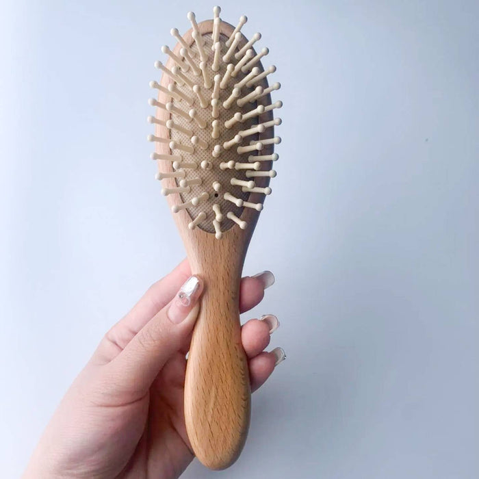 Natural Baby Hair Brush with Soft Bristles