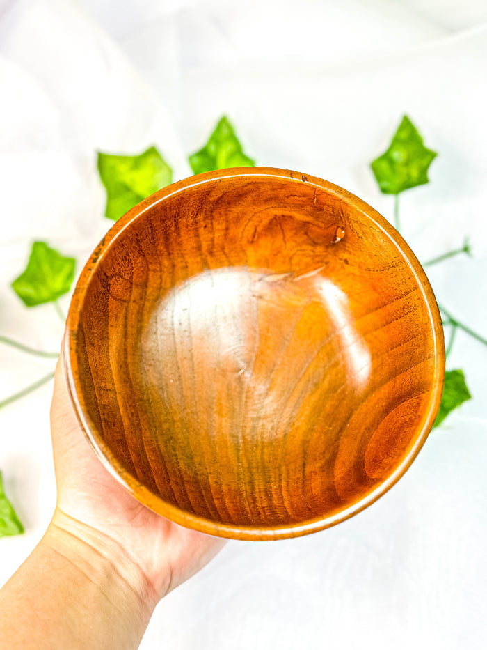 Natural Wooden Star Bowl