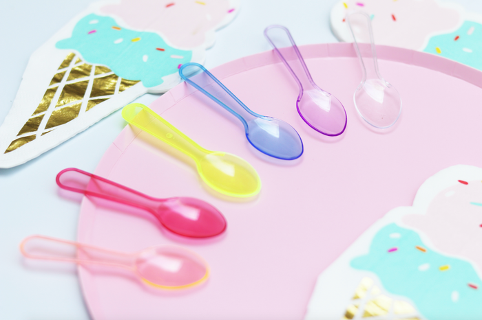 Neon Taster Spoons