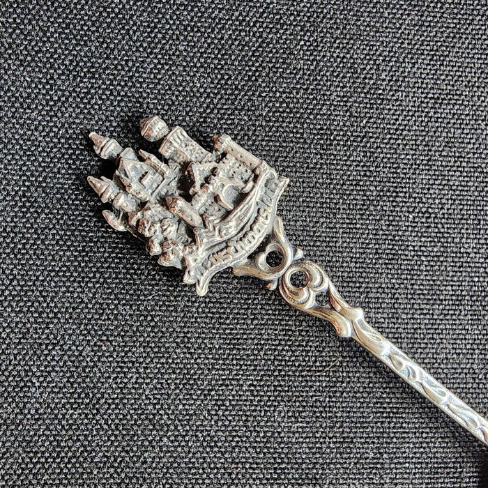 Neuschwanstein Castle Bavaria Collector Souvenir Spoon 4.5" (11cm) Silver Plated