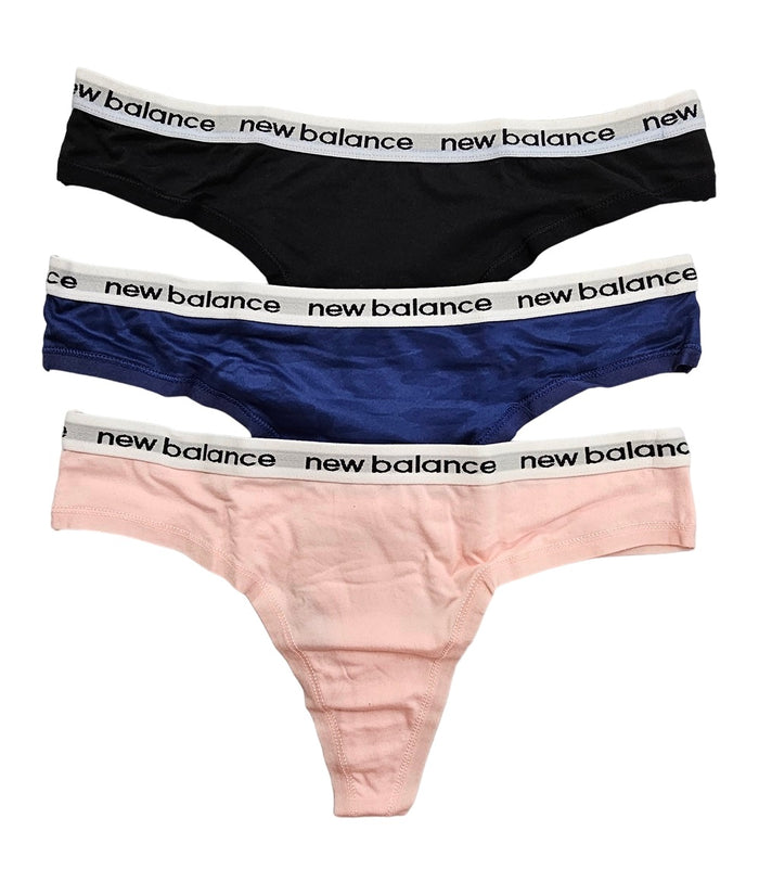 New Balance Women's Performance Underwear Eversoft Thong 3 Pack - NB4064-3