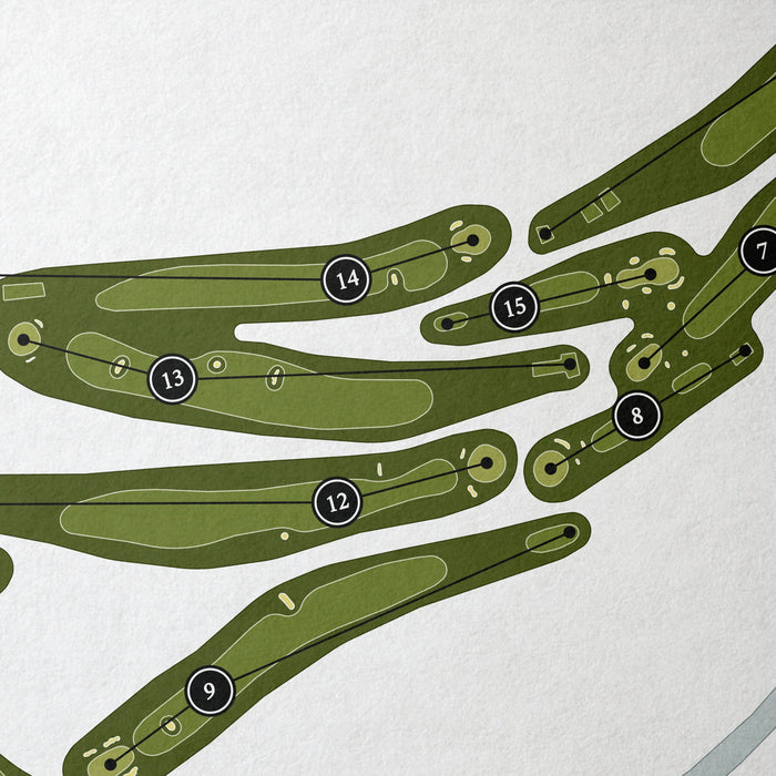 Newtonmore Golf Club | Golf Course Map | Close Up