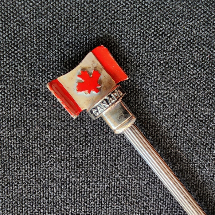 Niagara Falls Canada Collectible Souvenir Spoon 4in (10cm) Silver Plated