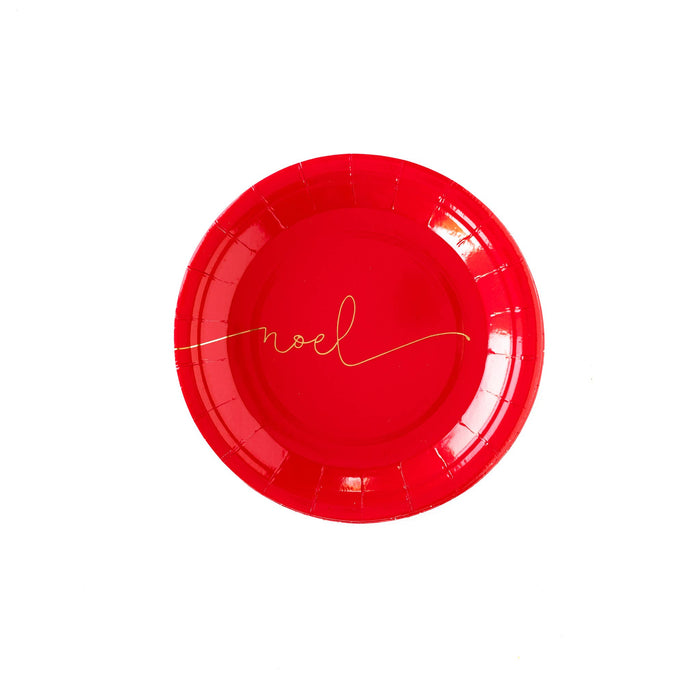 Noel Red Plates