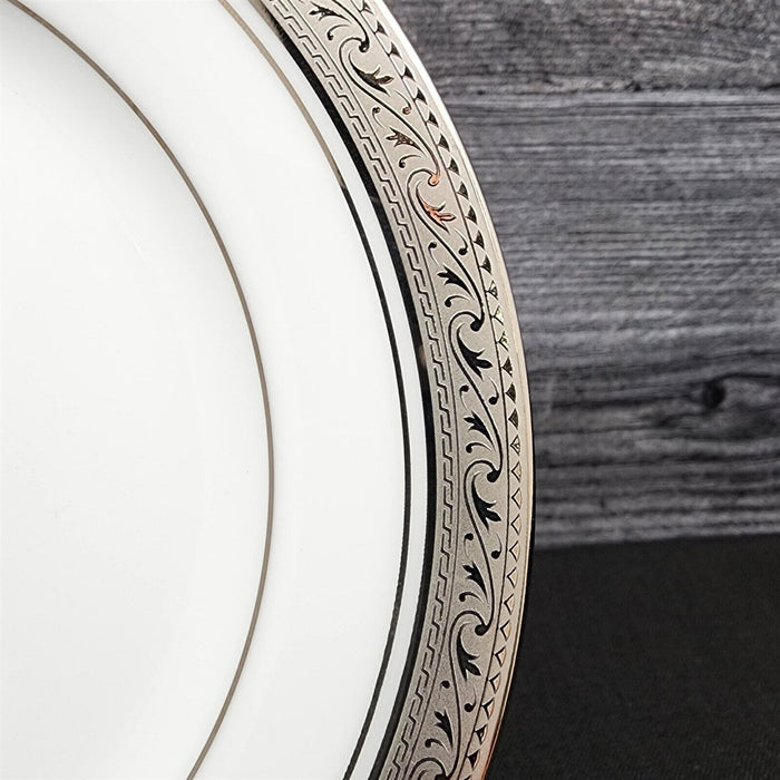 Noritake Legendary Crestwood Platinum Set of 4 Bread & Butter 6.25" Plates 4166