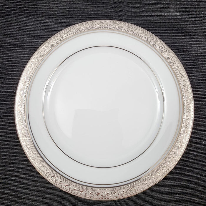 Noritake Legendary Crestwood Platinum Set of 4 Bread & Butter 6.25" Plates 4166