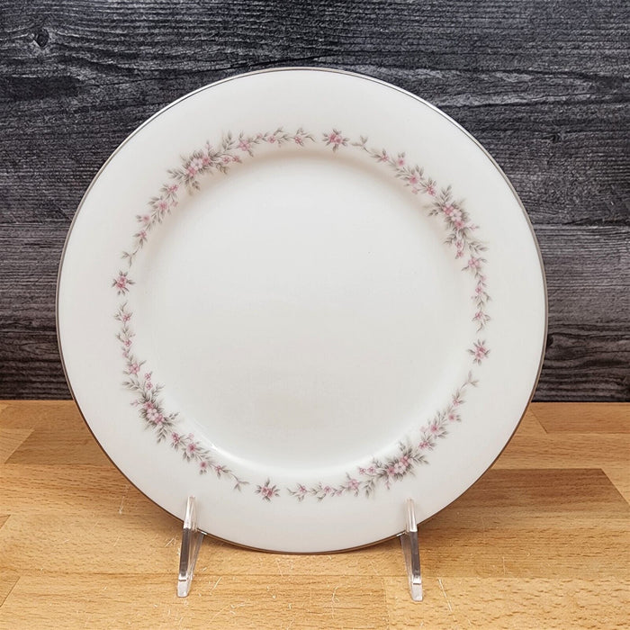 Noritake Rosepoint 8â€ Salad Plate Pink Floral Vine Ceramic 6206