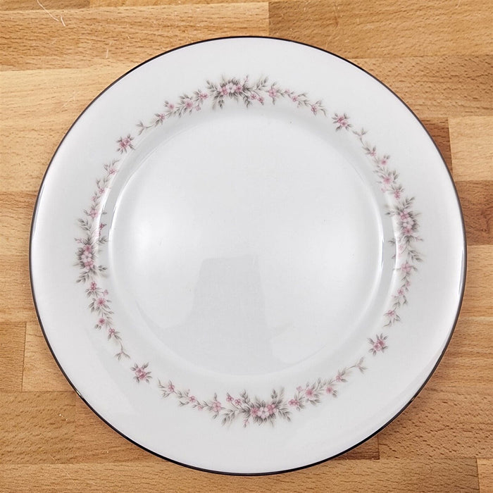 Noritake Rosepoint 8â€ Salad Plate Pink Floral Vine Ceramic 6206