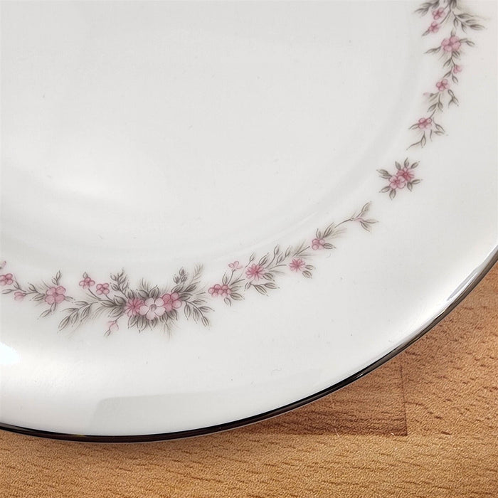 Noritake Rosepoint 8â€ Salad Plate Pink Floral Vine Ceramic 6206
