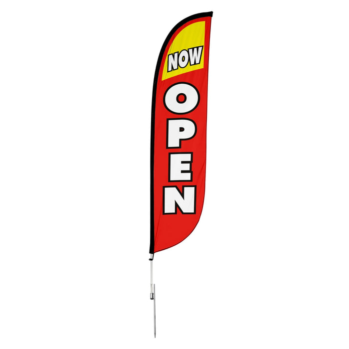 Red & Yellow / 12' / Ground Spike Pole-Set