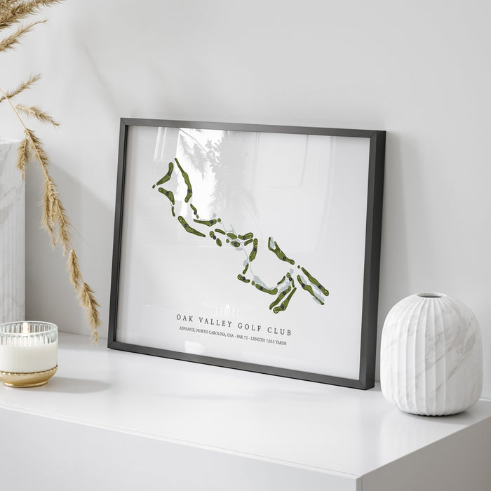 Oak Valley Golf Club | Golf Course Map | On Table