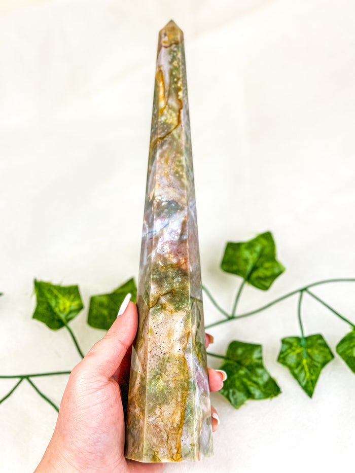 Ocean Jasper Statement Tower #1