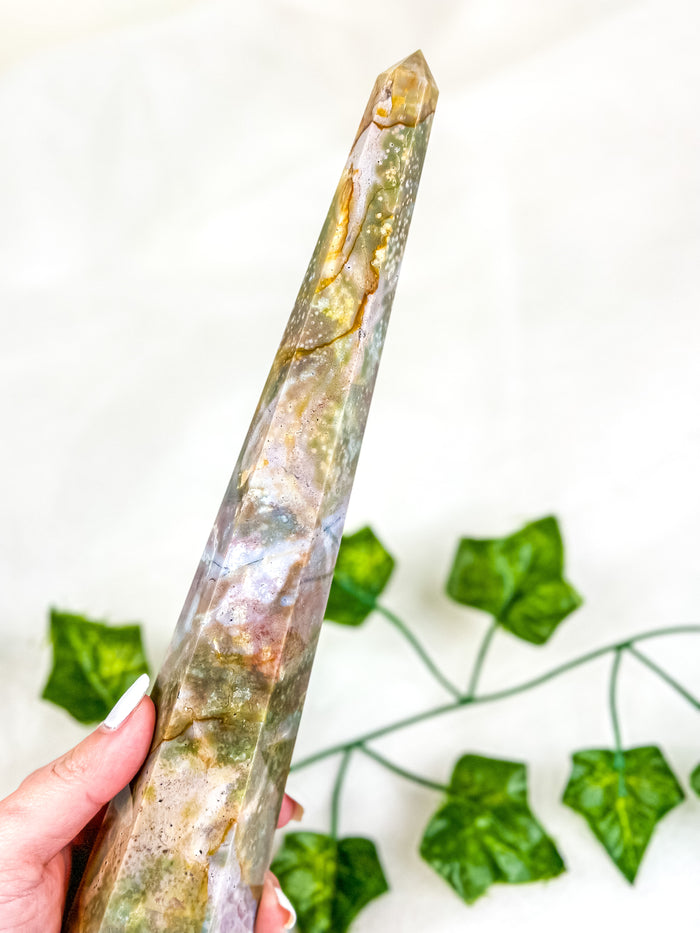 Ocean Jasper Statement Tower #1