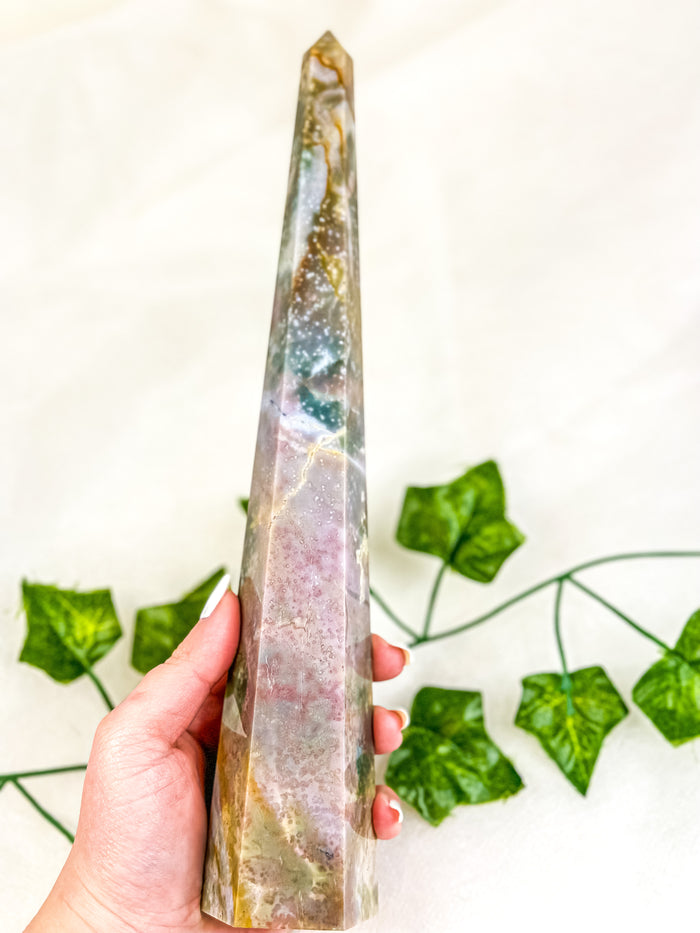 Ocean Jasper Statement Tower #1