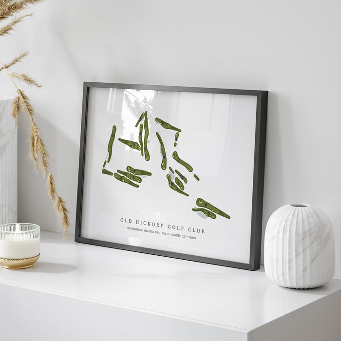 Old Hickory Golf Club | Golf Course Map | On Table