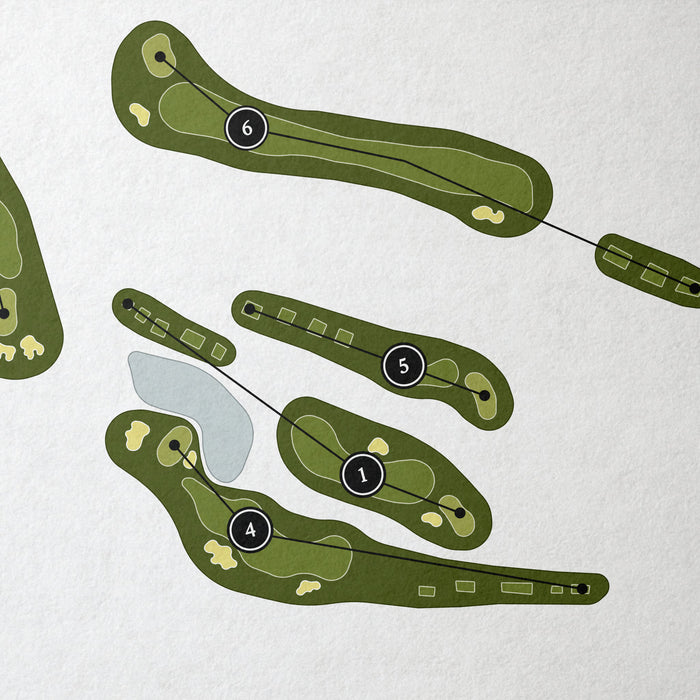 Old Hickory Golf Club | Golf Course Map | Close Up