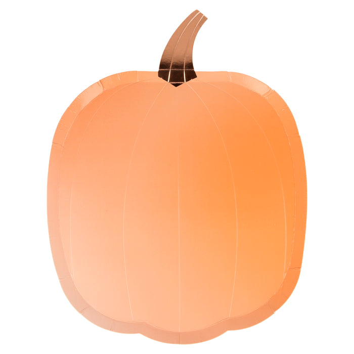 Ombre Pastel Pumpkins Plates