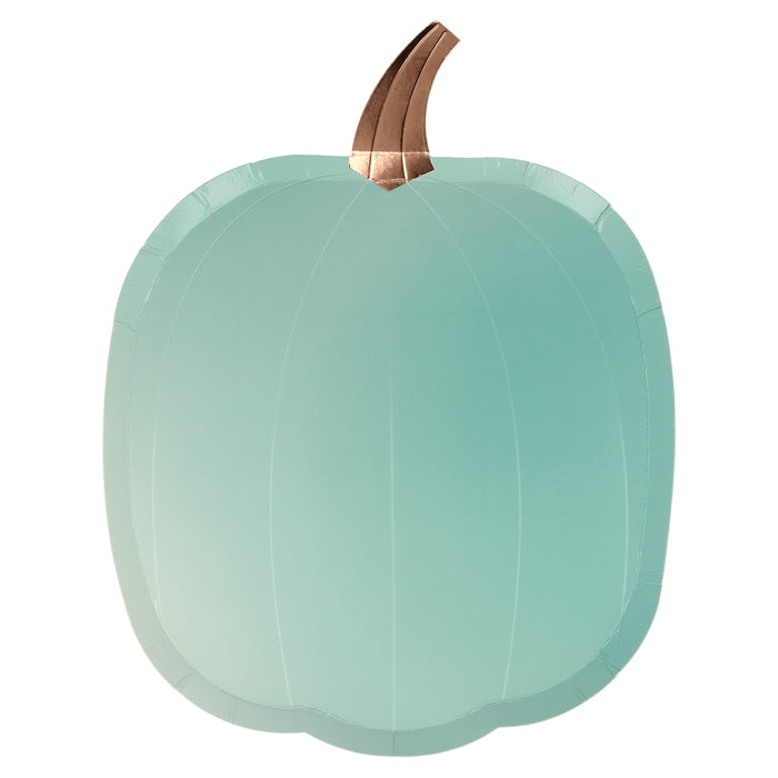 Ombre Pastel Pumpkins Plates