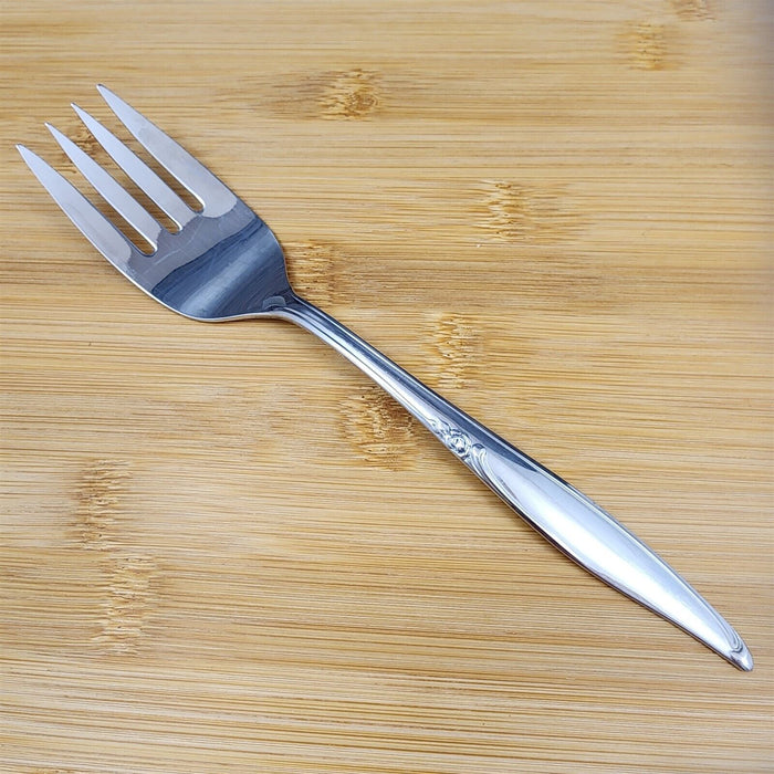 Oneida Kenwood Forever Rose Solid Serving Fork and Spoon Set Community Stainless