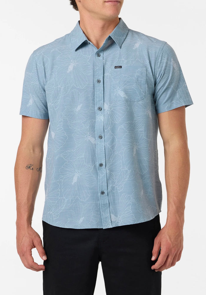 ONEILL UPF 50 SLUB STANDARD BUTTON UP SHIRT