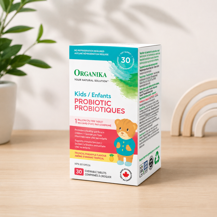 Organika Kids Probiotic Chewable – Tropical Pineapple