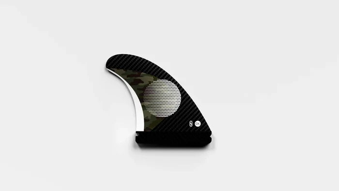 Firewire Outerknown x Slater Designs Endorfins KS1 surfboard fin construction and tab detail