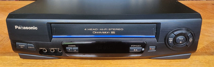 Panasonic VCR Player Hi-Fi Stereo VHS Recorder PV-V4521 & Remote Works