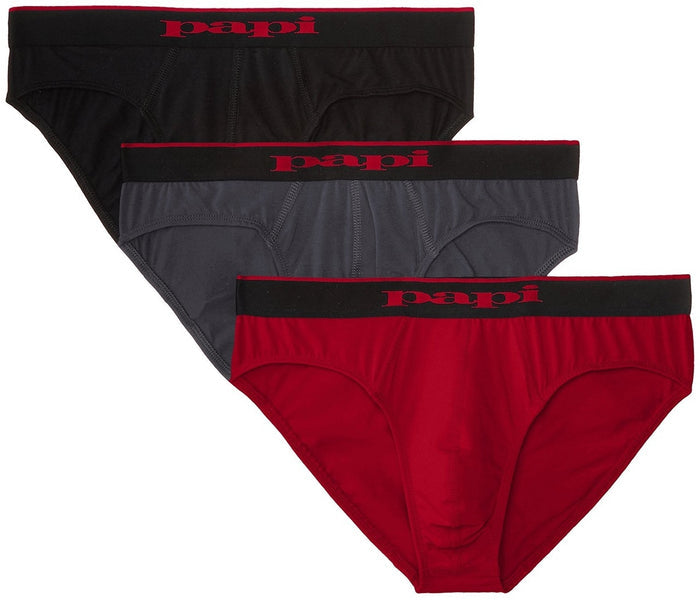 Papi Men's 3-Pack Cotton Stretch Brief - 980403