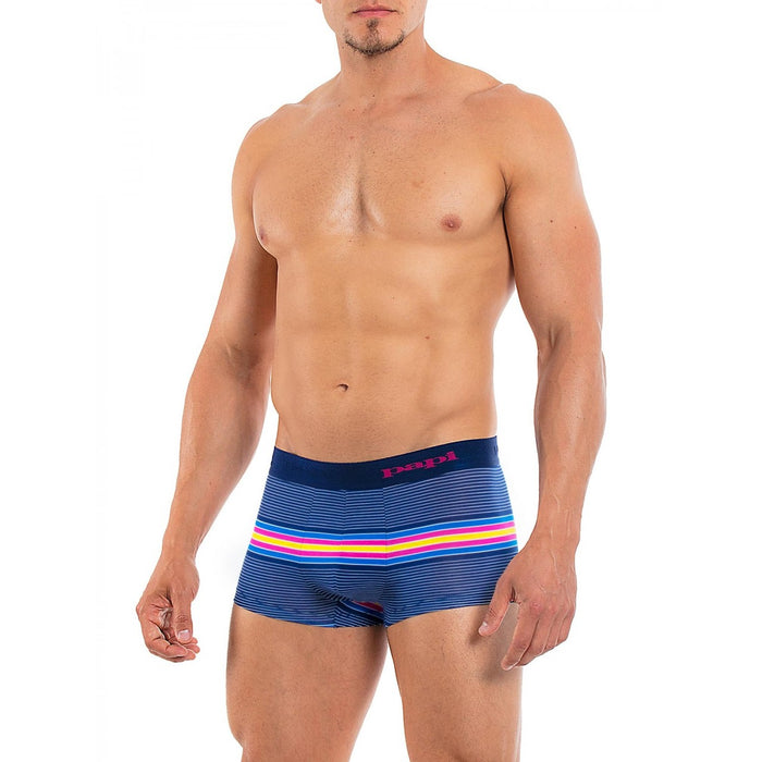 Papi Men's Beachside Stripes Brazilian Trunk - 554565