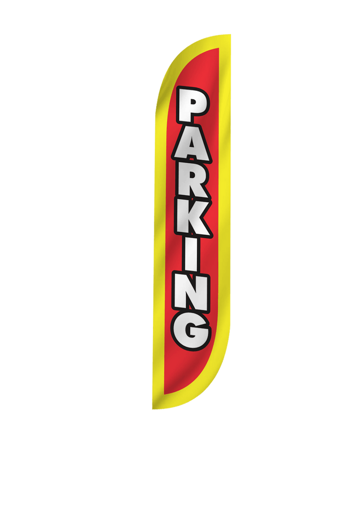 Parking Feather Flag