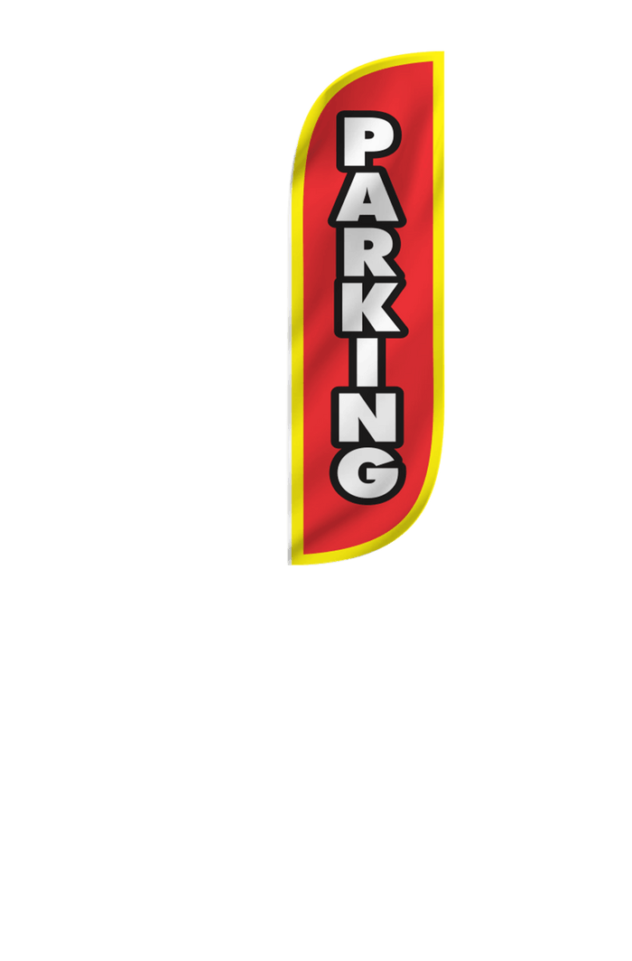 Parking Feather Flag