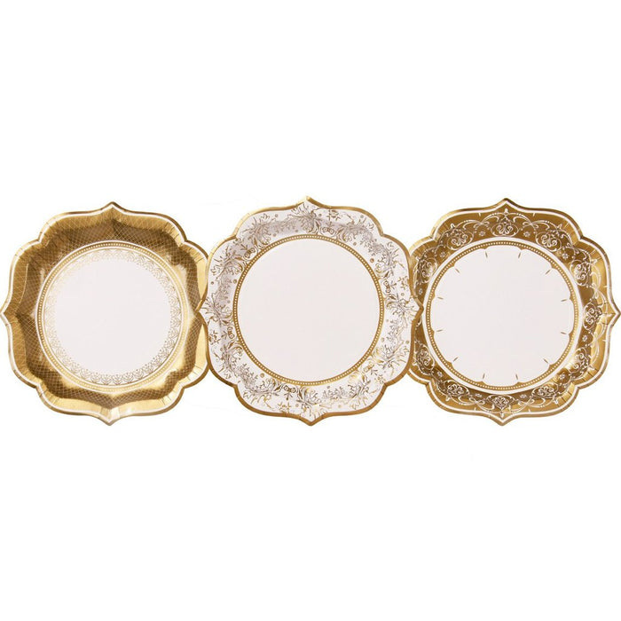 Party Porcelain Plates Set- Medium