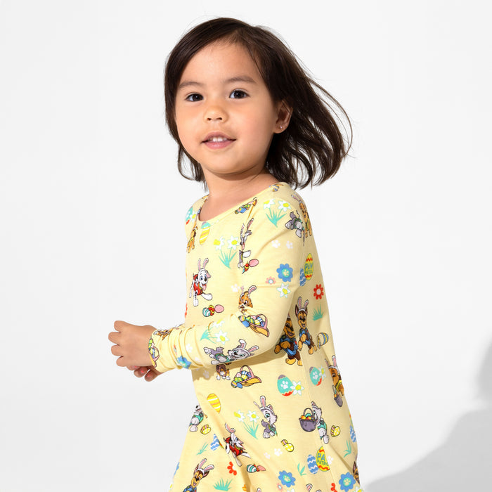 PAW Patrol: Bunny Fun Bamboo Girls' Long Sleeve Dress