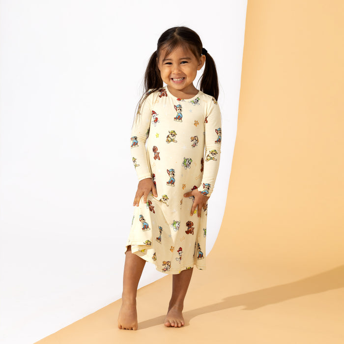 PAW Patrol: Classic Bamboo Girls' Long Sleeve Dress