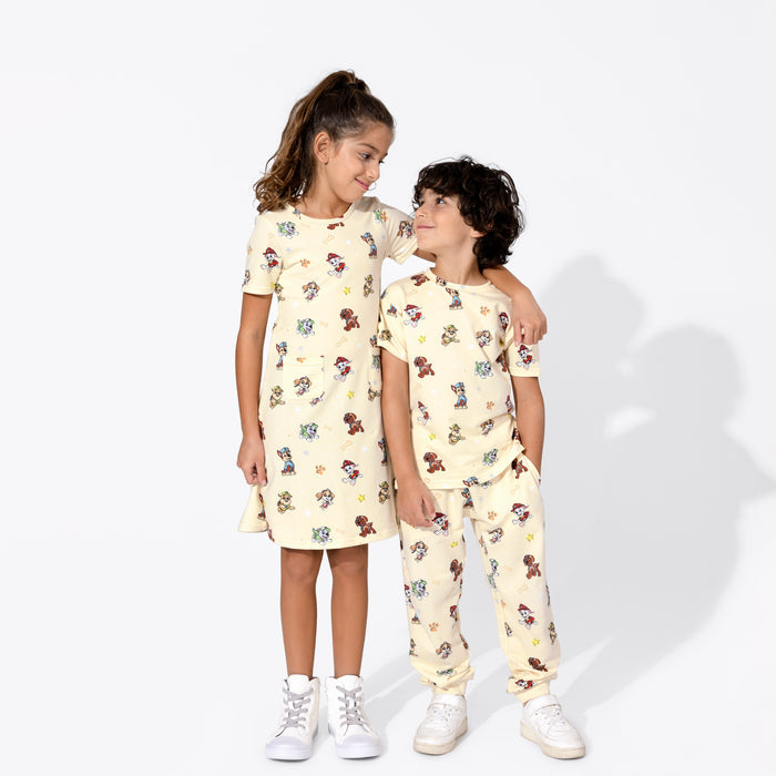 PAW Patrol: Classic Bamboo Terry Daywear Girls' Short Sleeve Dress