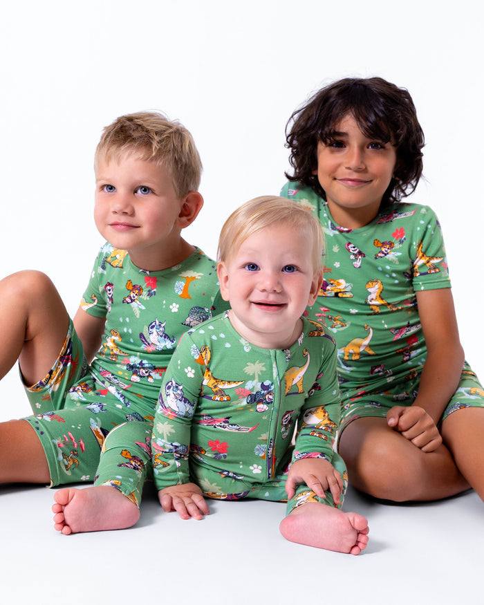 PAW Patrol: Dino Island Bamboo Kids Pajama Short Set