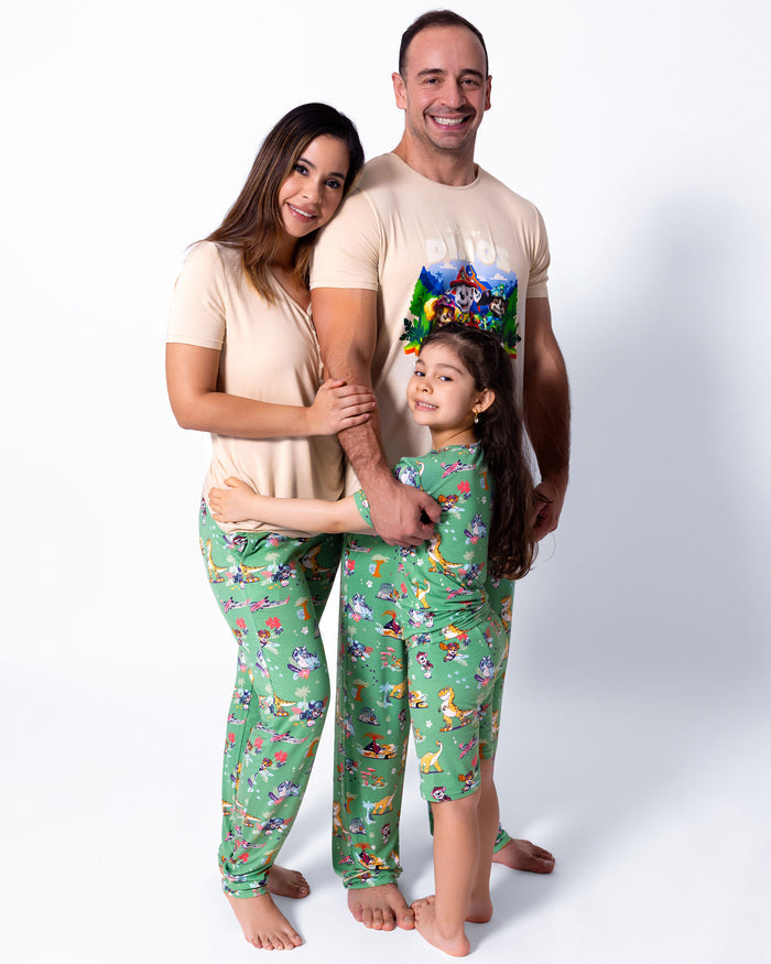 PAW Patrol: Dino Island Bamboo Men's Pajama Set