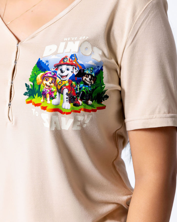 PAW Patrol: Dino Island Bamboo Women's Pajama Set