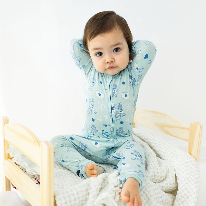 PAW Patrol: Love Paws Blue Bamboo Convertible Footie