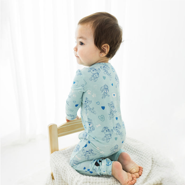PAW Patrol: Love Paws Blue Bamboo Convertible Footie