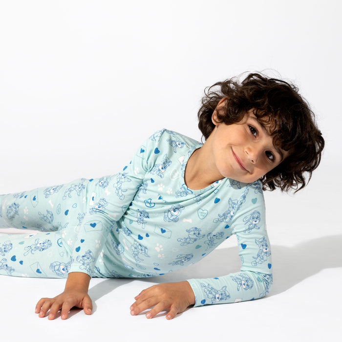 PAW Patrol: Love Paws Blue Bamboo Kids Pajamas