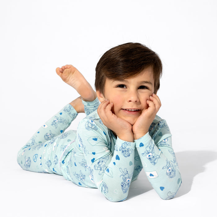 PAW Patrol: Love Paws Blue Bamboo Kids Pajamas