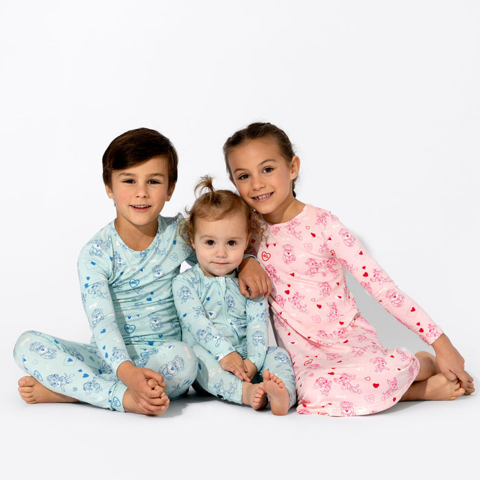 PAW Patrol: Love Paws Blue Bamboo Kids Pajamas