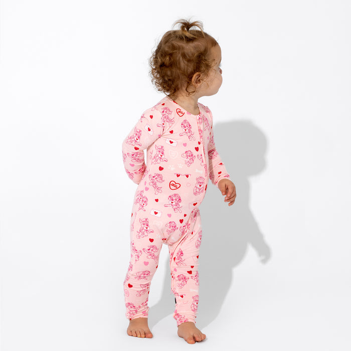 PAW Patrol: Love Paws Pink Bamboo Convertible Footie